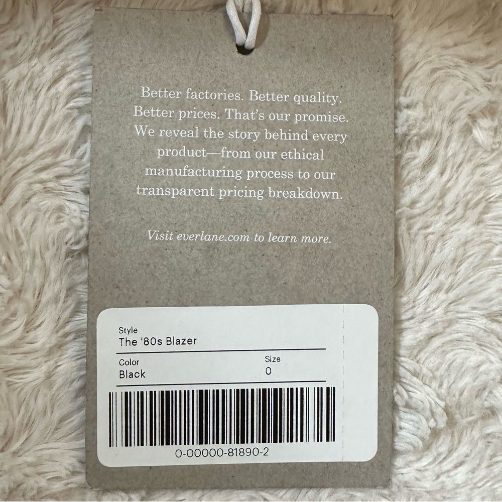 Everlane The ’80s Blazer NWT - Picture 14 of 14